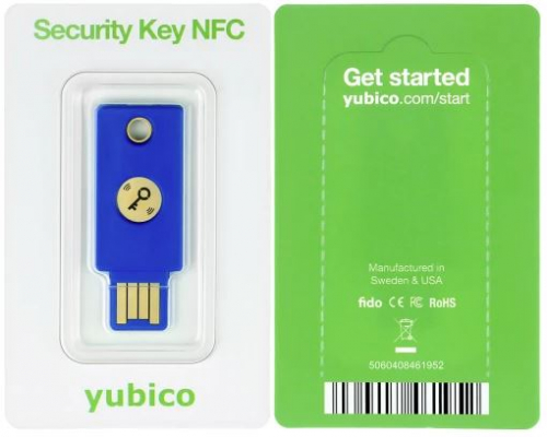 Yubico SecurityKey NFC - Klucz sprzętowy U2F FIDO/FIDO2
